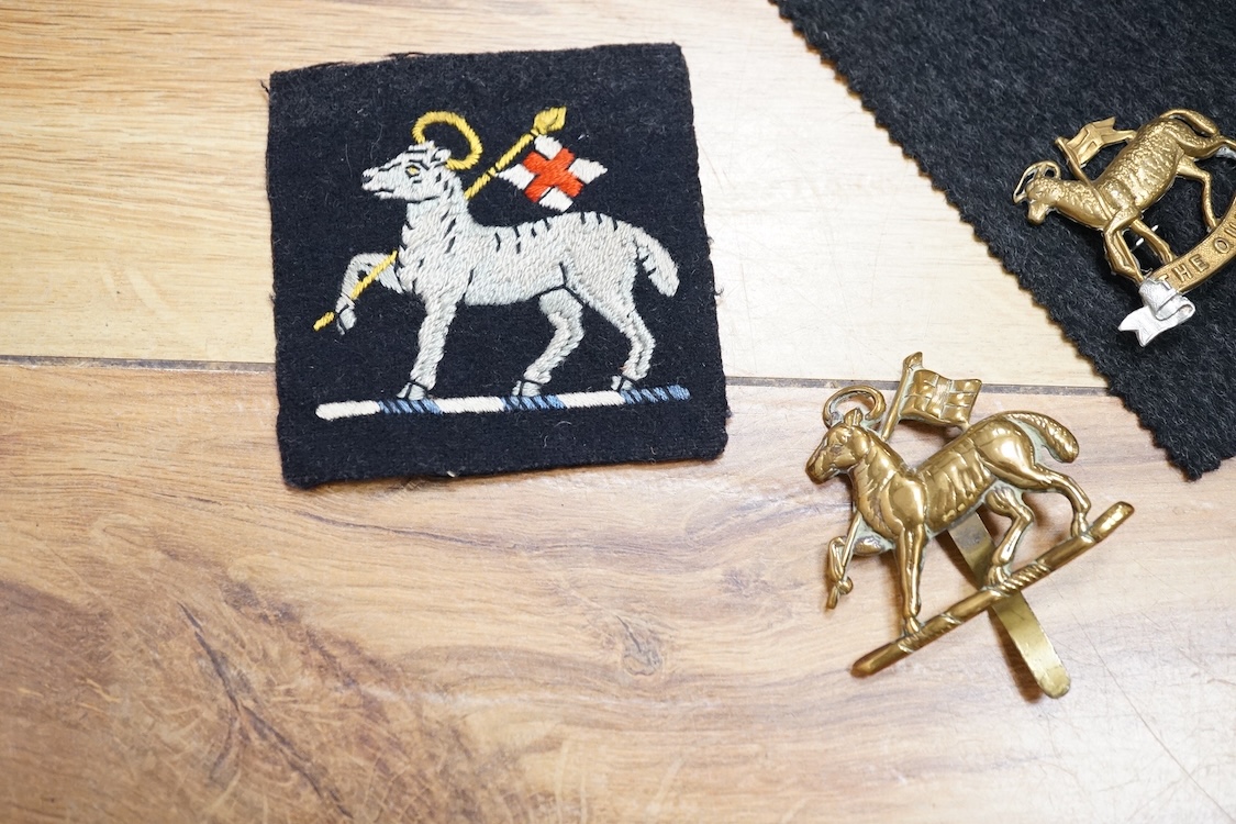 Two First World War medal groups; a framed medal trio and memorial plaque awarded to Pte. George William Stannard R.M. R.N. Division, with the scroll in a separate matching frame, together with a medal pair awarded to 20